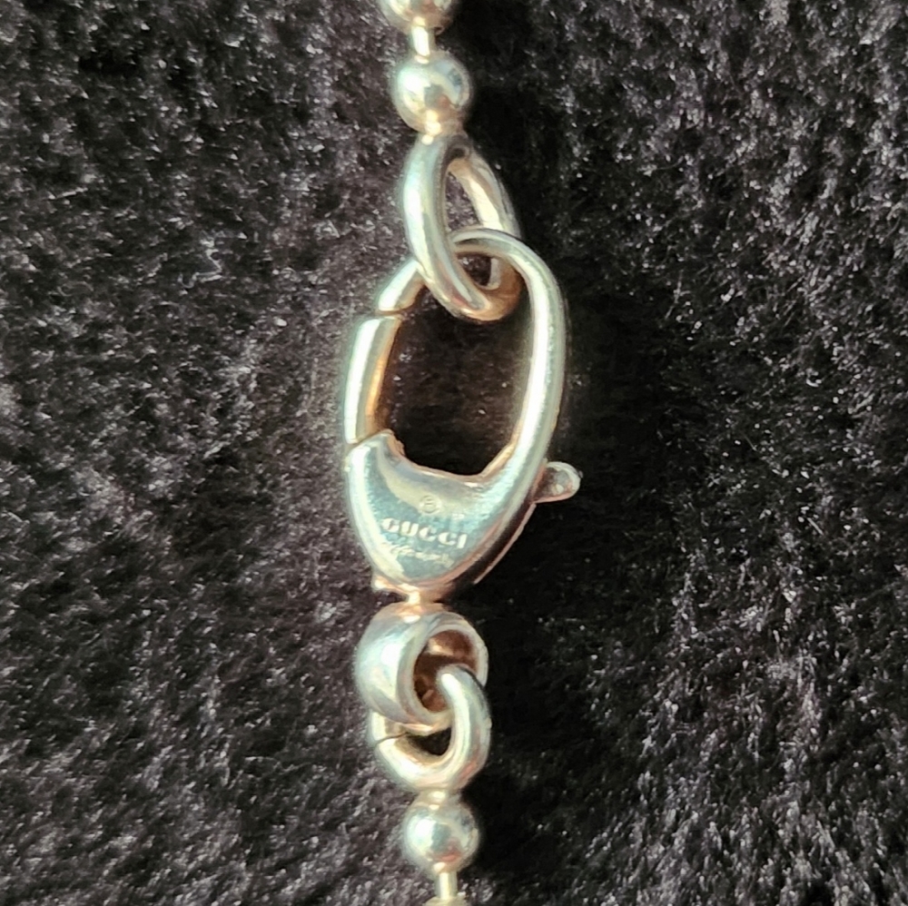 213. EUC Gucci 16" silver 925 choker necklace - Picture 6 of 7